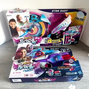 Nerf Rebelle Spylight & Star Shot Crossbow Target Competition Target Darts NIB